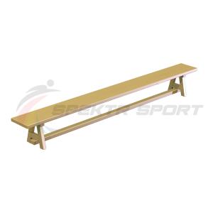 Купить Скамейка гимнастическая 1500 мм. (2 деревянные ножки) в Эртиле 